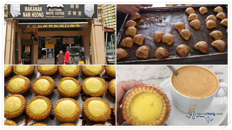 Ipoh Trip 2018 - Fun Things To Do in Ipoh - Where to go for Ipoh white coffee and egg tart? I suggest Nam Heong for their freshly baked egg tart and Ipoh white coffee.
