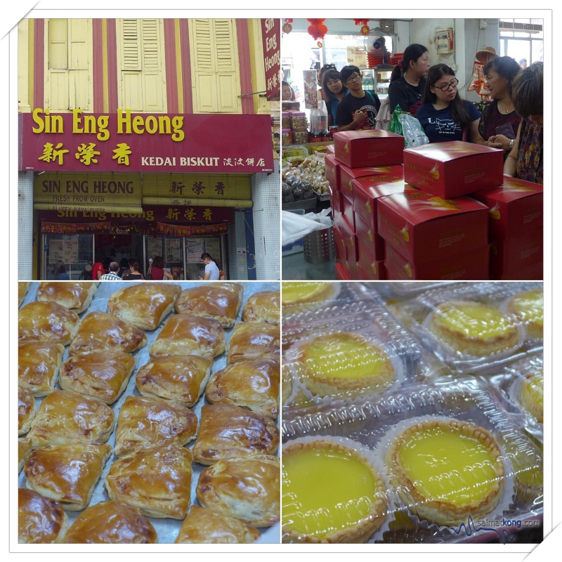 Ipoh Trip 2018 - Fun Things To Do in Ipoh - When in Ipoh, we always buy kaya puff and egg tart from Sin Eng Heong. Their famous kaya puff is mini sized and is filled with fragrant Kaya fillings.
