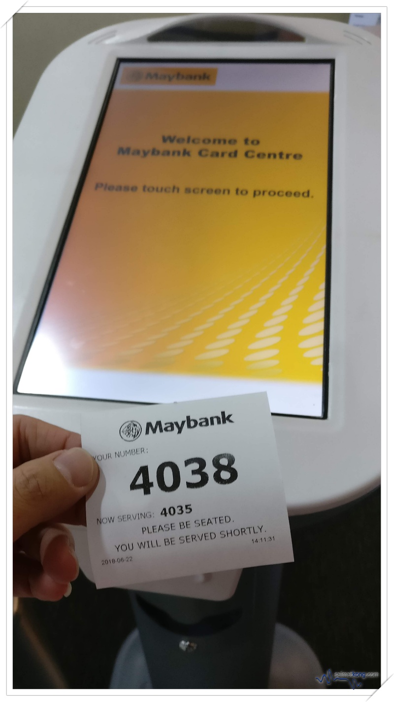 New Conversion Rate of Maybank Treats Points July 2018 - Got my lucky number. Luckily the queue weren’t long. Phewwww