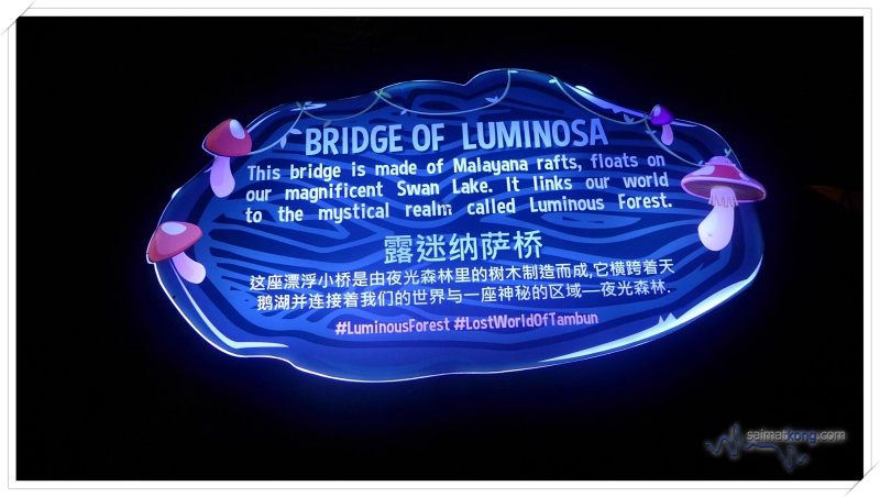 Night comes alive at Lost World Hot Springs Night Park - Enter by crossing the Bridge of Luminosa that transports you into the magical and mysterious Luminous Forest, just like Avatar.