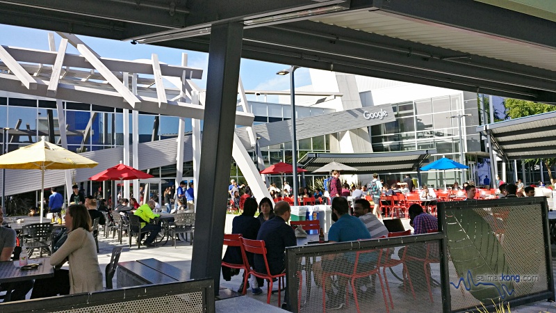 The Googleplex is real huge, fun and possibly one of the best place to work in the world. Loving the Google culture where you feel so relax and happy working there. It’s like an adult playground where you work smart + play hard too!