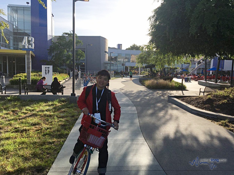 Overall, The Googleplex is real huge, fun and possibly one of the best place to work in the world. Loving the Google culture where you feel so relax and happy working there. It’s like an adult playground where you work smart + play hard too! 