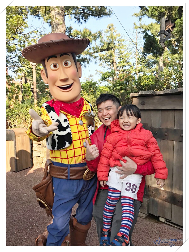 Tokyo Trip Itinerary & Highlights (Part 2) - Aiden was so happy to see Mr Woody from Toy Story.