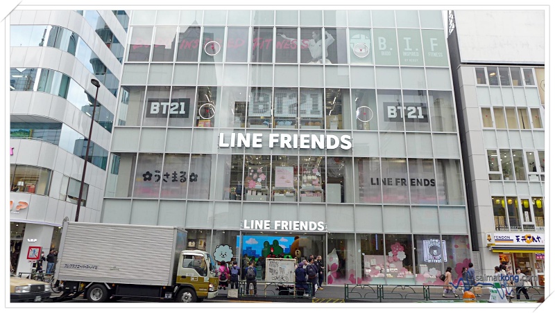 Line Friends Store : For fans of Brown the bear, Cony the rabbit and their animated friends, you should visit Line Friends flagship store at Harajuku