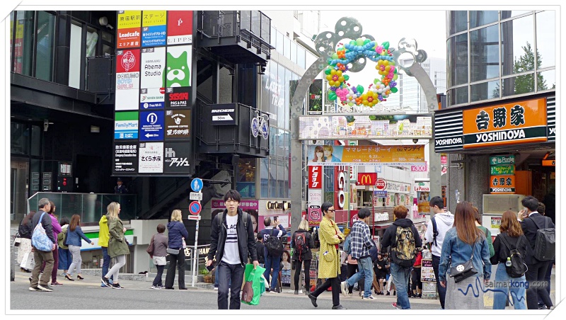 Harajuku (原宿) is known for Japanese youth culture (cosplay) fashion with lots of cute things and also a variety of delicious desserts. For shopping, there are many shops lined on both sides of Harajuku’s famous Takeshita Dori (Takeshita Street 竹下通り). 