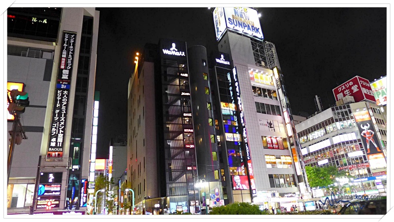Shinjuku is a lively place whether it’s day or night. It’s always crowded with people everywhere. There are so many department stores around (Isetan, Lumine, Tokyu Hands, Takashimaya) for you to shop till you drop and also many restaurants and cafes should you feel hungry and need a rest. 