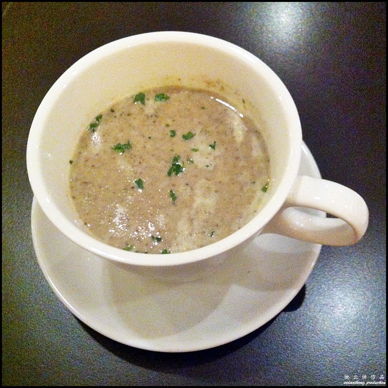 The Pork Place @ IOI Boulevard, Puchong : Mushroom Soup (RM11.90)