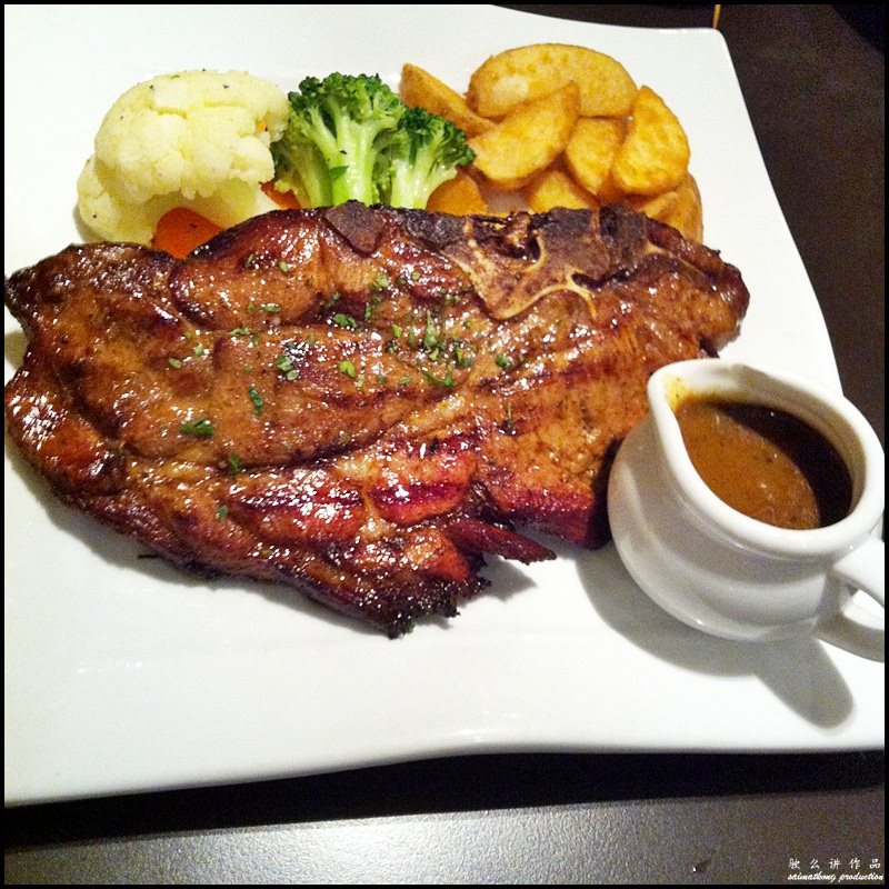 The Pork Place @ IOI Boulevard, Puchong : Shoulder Loin Steak (RM48.00)