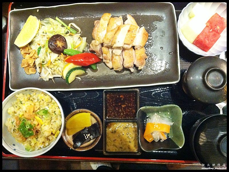 Minori Japanese Restaurant @ The Royale Bintang Damansara Hotel (e@Curve) - Chicken Teppanyaki Garlic Rice Set