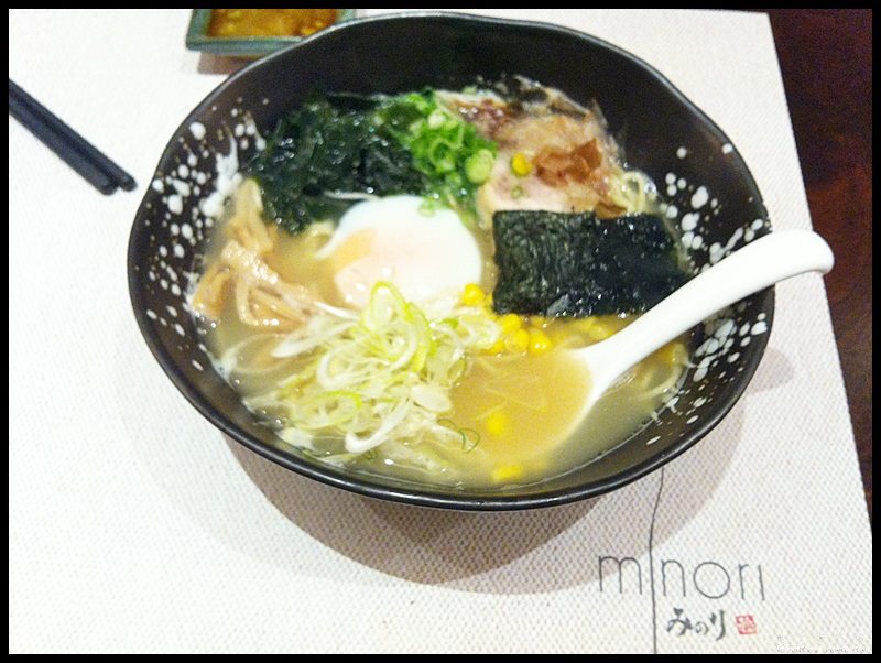 Minori Japanese Restaurant @ The Royale Bintang Damansara Hotel (e@Curve) - Shio (salt) based soup ramen