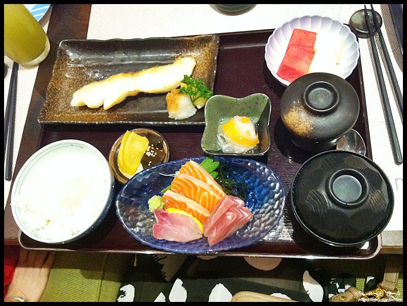 Minori Japanese Restaurant @ The Royale Bintang Damansara Hotel (e@Curve) - Gindara Shioyaki with Sashimi Rice Set