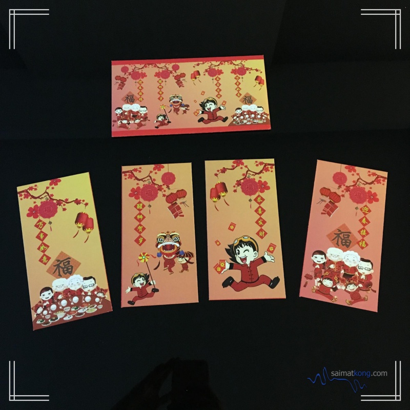2018 - Year of the PAWlicious exclusive Ang Pow packets - KHIND GALLERIA