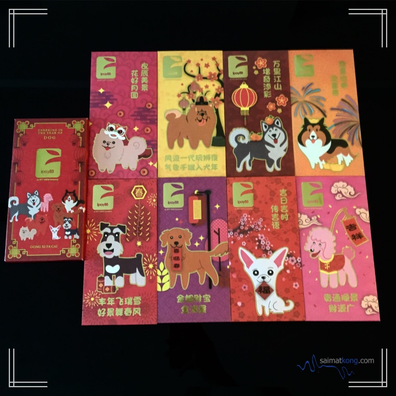 2018 - Year of the PAWlicious exclusive Ang Pow packets - iPay88