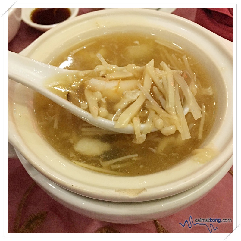 Auspicious Lunar New Year Feast at Dynasty Restaurant, Renaissance Kuala Lumpur Hotel- Braised Dried Seafood Soup with Crabmeat, Scallop & Dried Abalone