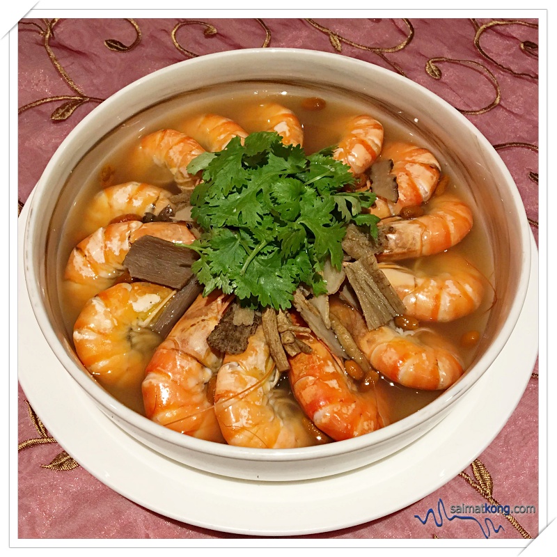 Auspicious Lunar New Year Feast at Dynasty Restaurant, Renaissance Kuala Lumpur Hotel- Sautéed Fresh Prawns with Chinese Herbs