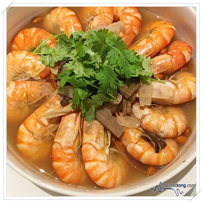 Auspicious Lunar New Year Feast at Dynasty Restaurant, Renaissance Kuala Lumpur Hotel- Sautéed Fresh Prawns with Chinese Herbs