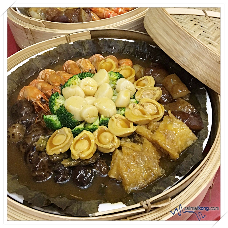 Celebrate The Year of Pig @ Oriental Chinese Cuisine, Pullman Kuala Lumpur Bangsar - Braised Assorted Sea Treasure in Bamboo Basket (养生竹笼海味大盆菜)