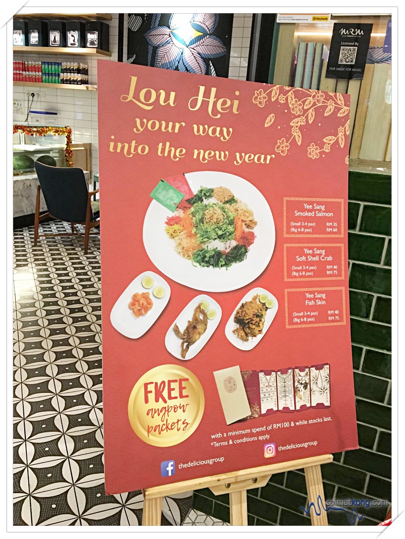 Lou Hei your way into the New Year @ Delicious Restaurant - Prosperity Toss is a must during Chinese New Year and a Chinese New Year feast is never complete without Yee Sang or Lou Hei. 