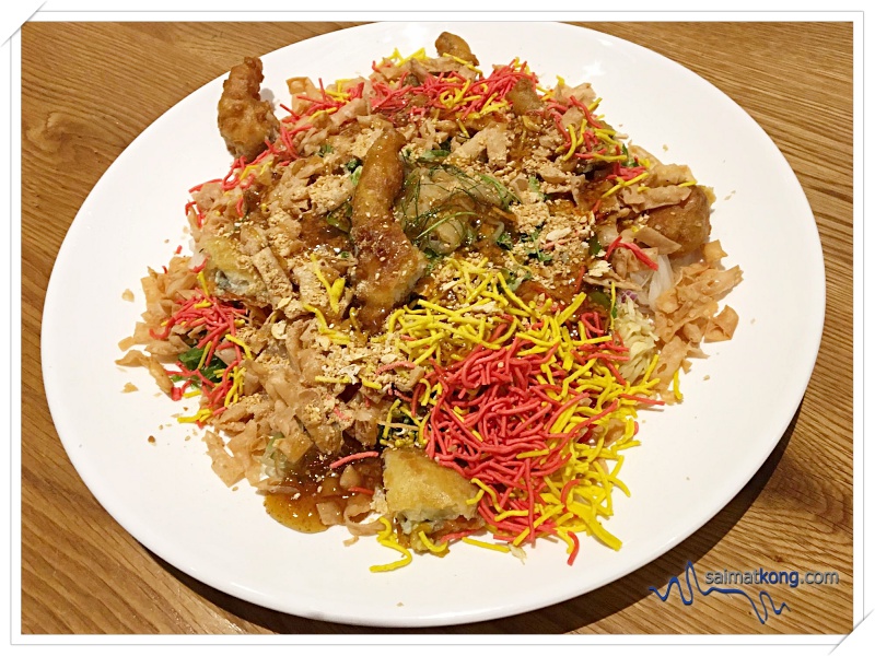 Lou Hei your way into the New Year @ Delicious Restaurant- Yee Sang Soft Shell Crab
