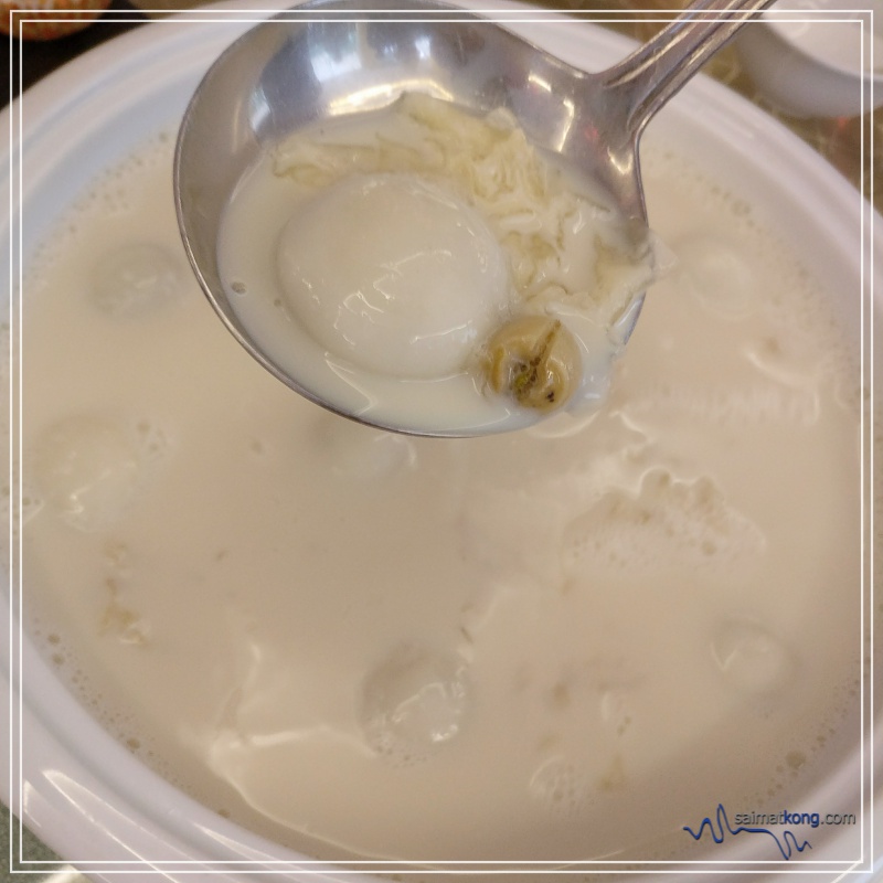 Pullman Bangsar CNY Set : 雪耳莲子豆浆炖汤丸 Double-Boiled Soy Milk with White Fungus, Lotus Seed & Glutinous Rice Balls