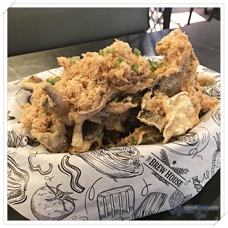 Usher in a Prosperous Year of the Pig @ The Brew House - Salted Egg Fish Skin with Pork Floss (RM15.80)