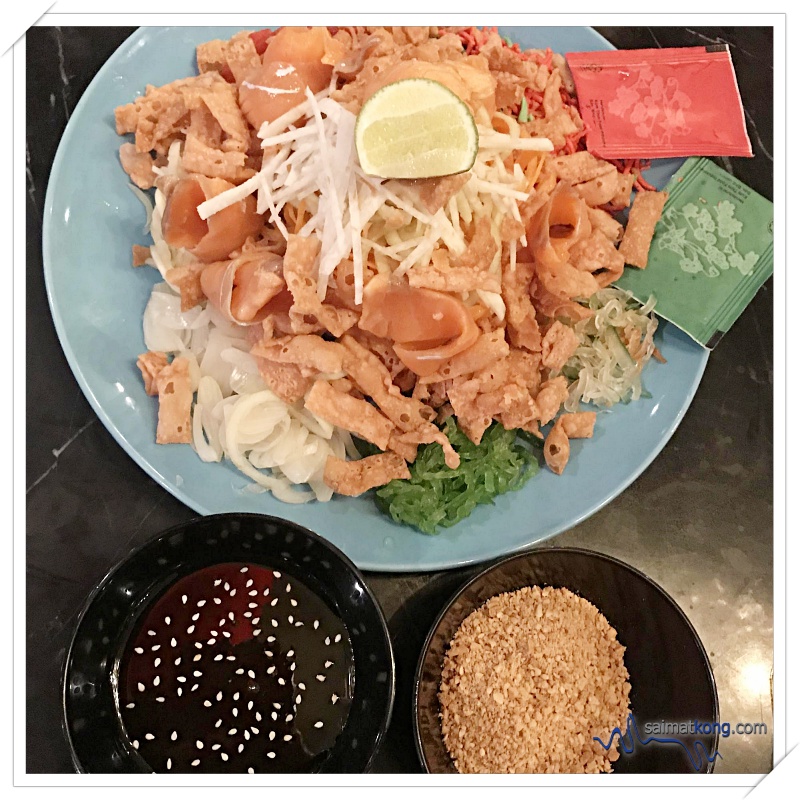 Usher in a Prosperous Year of the Pig @ The Brew House - Smoked Salmon Fortune Yee Sang (RM48++)