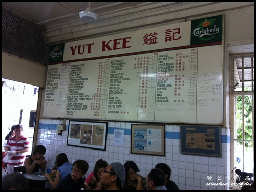 Over-rated Yut Kee Restaurant 益记餐室 @ Dang Wangi