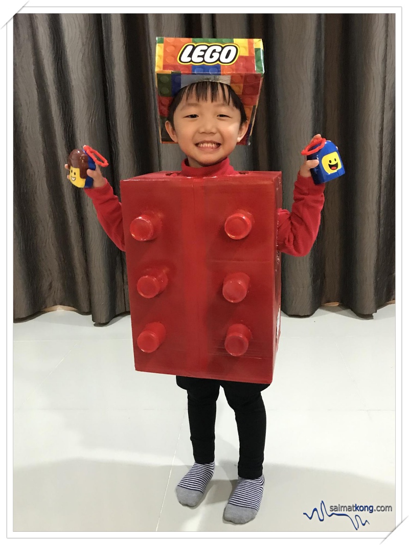 Easy DIY Lego Costume for Kids i'm saimatkong