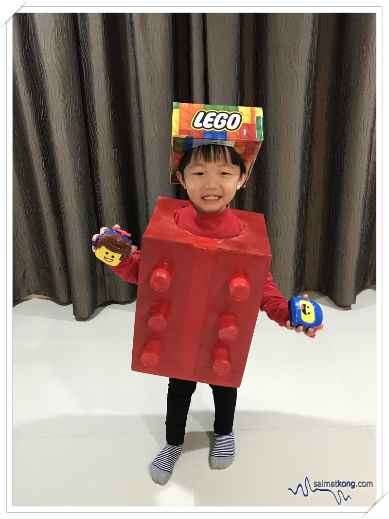 Easy DIY Lego Costume for Kids