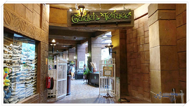 Garden Terrace is located just next to the entrance of Lost World Of Tambun.