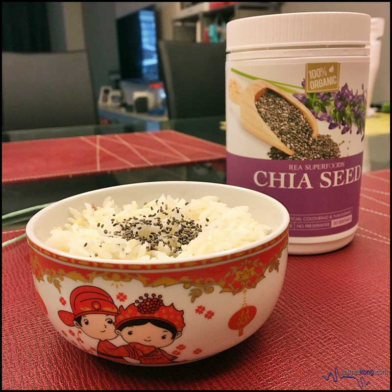 Sometimes I'll just sprinkle the chia seeds on top of my rice adding crunch and extra omega-3s to my rice :) 
