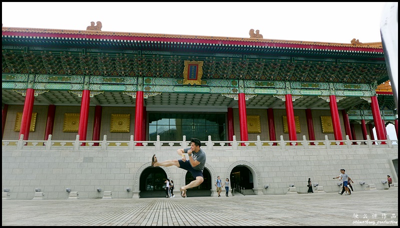 National Theater is the main cultural venue in Taipei. Hence, I try to unleash my artistic side by doing a jumping shot :D