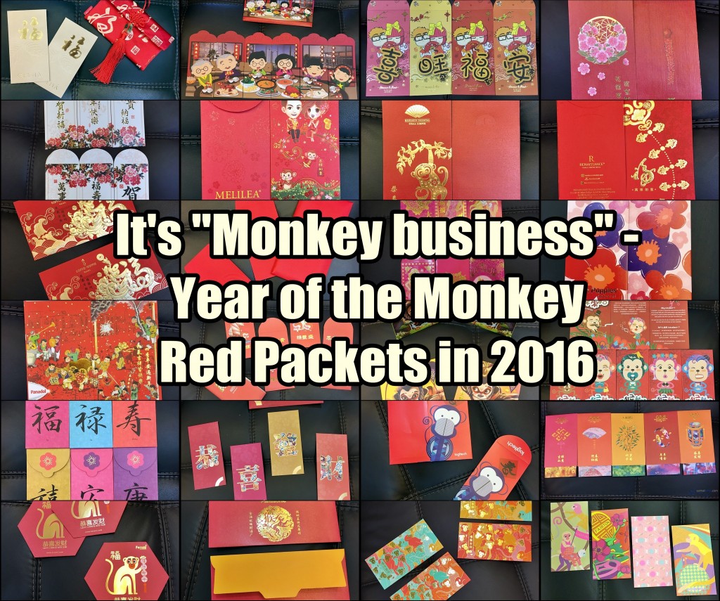 It’s “Monkey business” – Year of the Monkey red packets in 2016