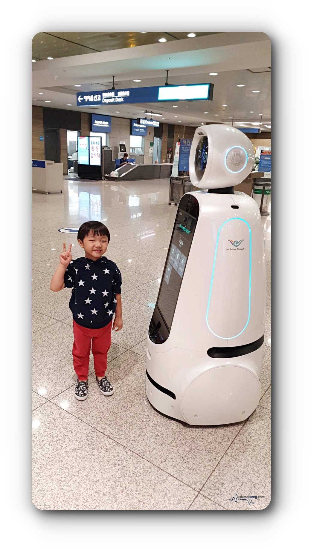 Seoul Trip 2019 Awesome Summer in Seoul - Annyeonghaseyo. Greeted by “AIRSTAR”; an airport robot guide upon landing in Seoul Incheon International Airport.
