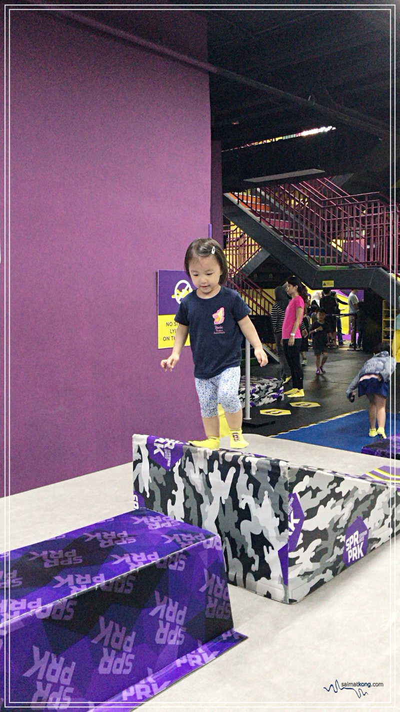 Fun Family Day with Kids @ SuperPark Malaysia - Mini Obstacle Course