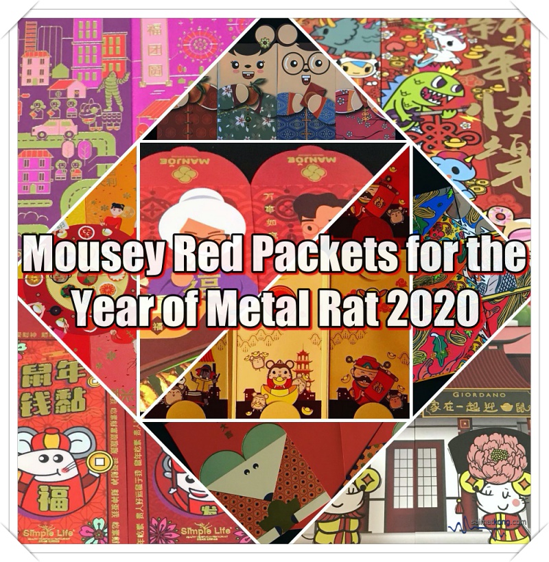 Mousey Red Packets for the Year of Metal Rat 2020 - 2020 CNY Ang Pow Red Packets Gong Xi Fa Cai