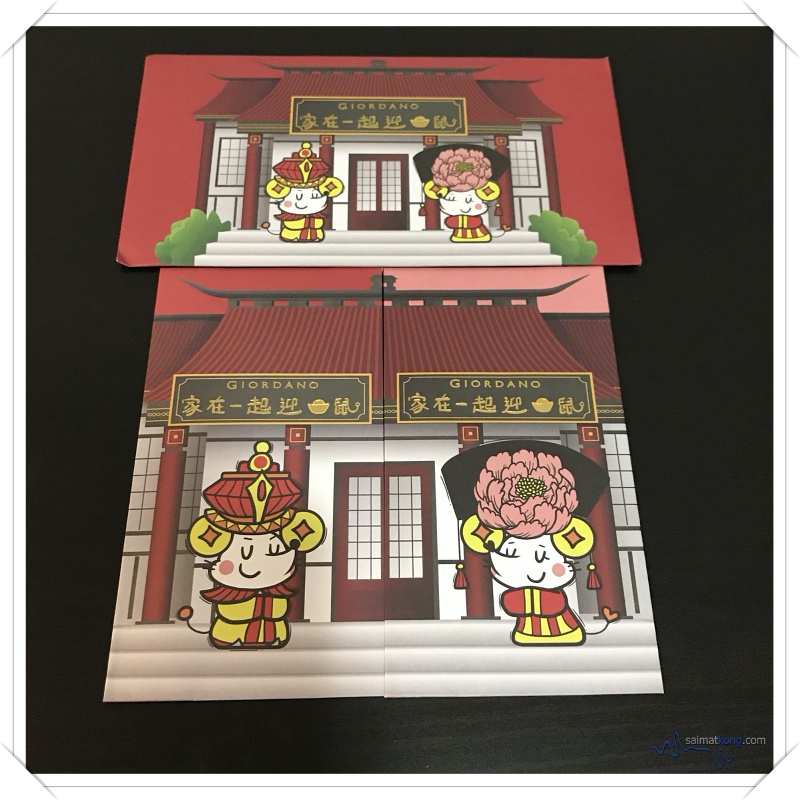 Mousey Red Packets for the Year of Metal Rat 2020 - GIORDANO MALAYSIA Ang Pow