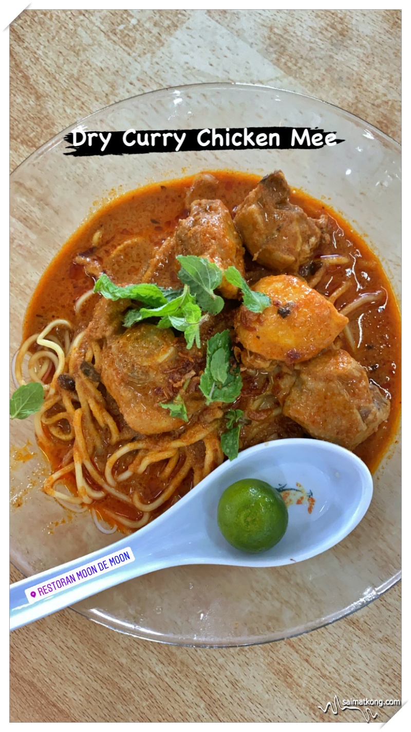 Ipoh Food: Dry Curry Chicken Mee @ Restaurant Moon de Moon (满中满美食馆)