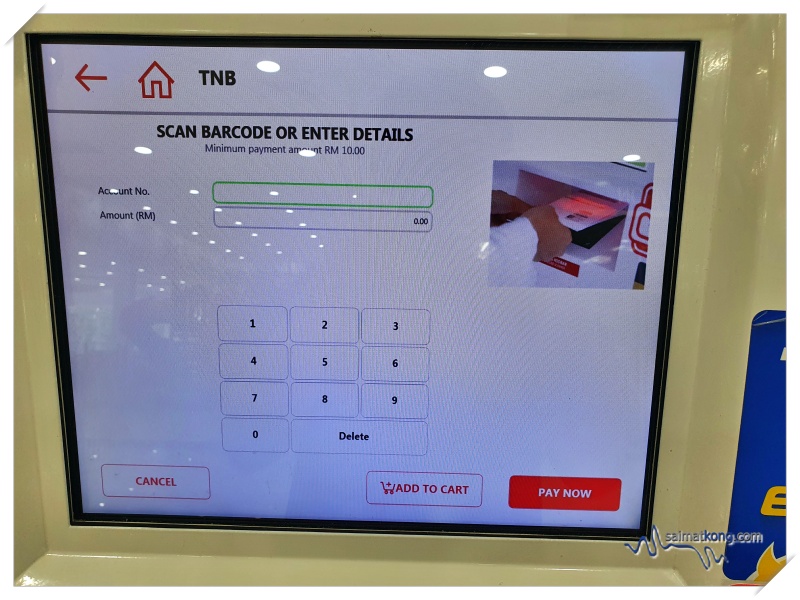 ShopeePay RM4 cashback by paying TNB bill at POS Automated Machine (POS PAM Machine)