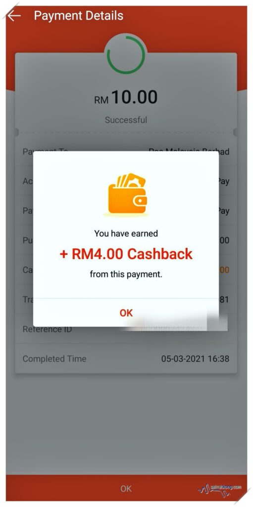 ShopeePay RM4 Cashback for TNB Bill