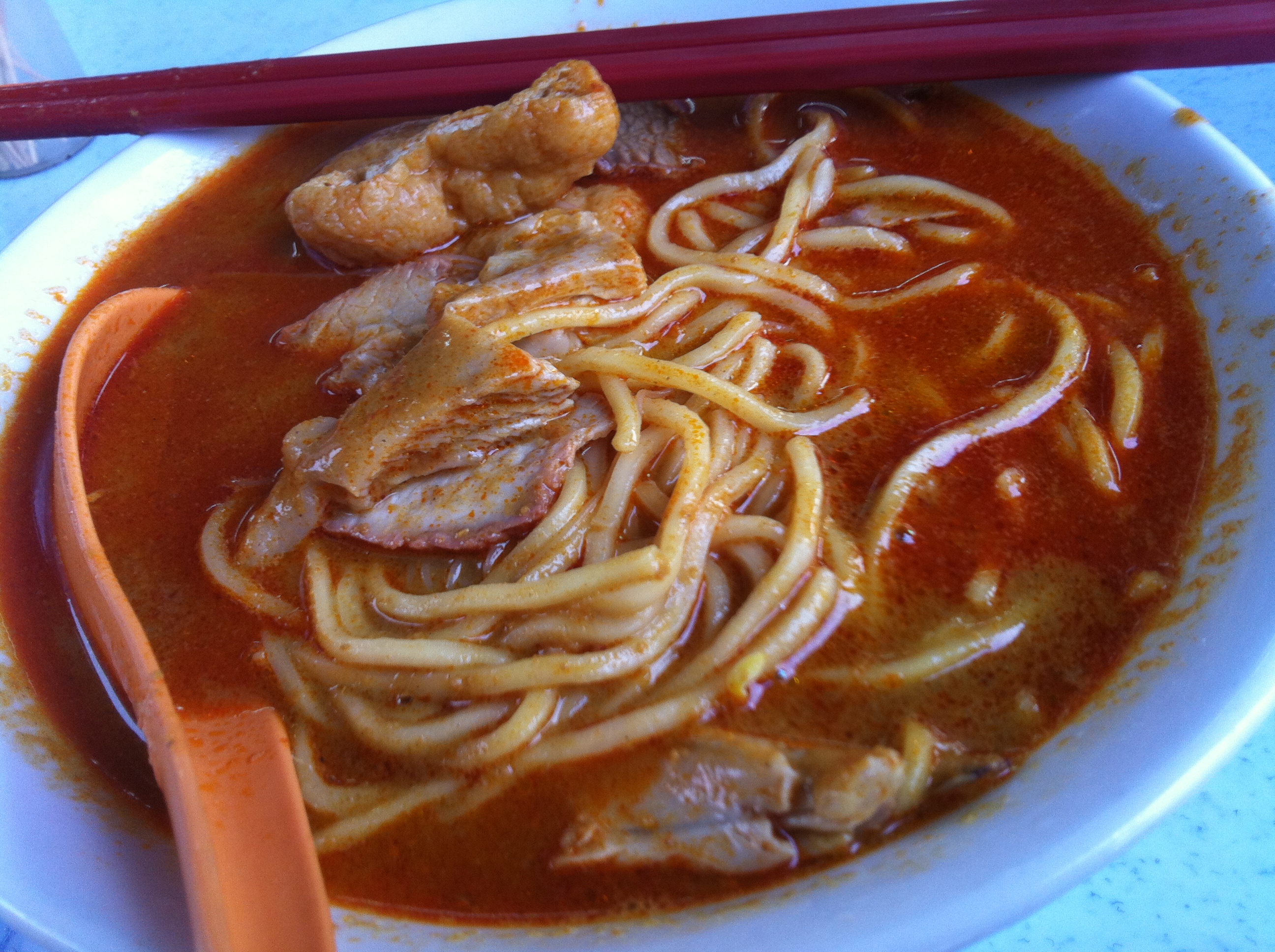 OUG Curry Mee (OUG 巷仔咖厘面) - alley between TMC Kopitiam and 