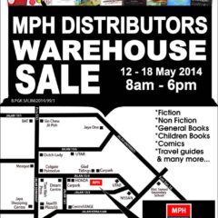 MPH Distributors Warehouse Sale : 13 – 18 May 2014