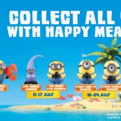 Collect your Despicable Me 2 minions @ McDonald’s with Happy Meal (Toy)