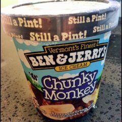 Ben & Jerry’s – Chunky Monkey Ice Cream