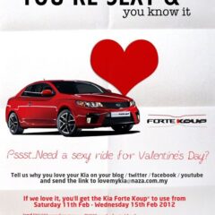 I need a sexy ride for my Valentine’s Day! – KIA Forte Koup